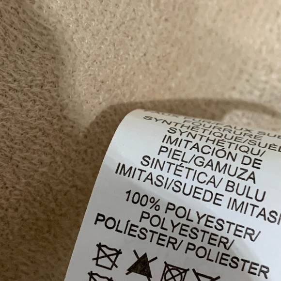 Lucky Brand NWOT faux suede and sherpa jacket - Picture 5 of 6